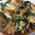 クック83T0DS☆'s cooksnap of when they made にらと水菜の卵とじ.