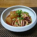 ダイナマイト漆黒's cooksnap of when they made ピリッと中華風　柔らかイカ大根.