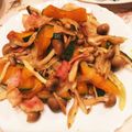 スプリングドラゴン's cooksnap of when they made かぼちゃとしめじのソテー.