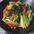 からーげちゃん's cooksnap of when they made じゃがいもとピーマンのたらこ炒め.