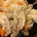 やまだ0213's cooksnap of when they made お鍋一つで時短豚丼♪.