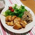 tomo↑'s cooksnap of when they made まいたけdeやわらか胸肉☆.
