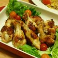 にゃにゃ☆☆☆'s cooksnap of when they made フライパンで塩手羽元のローストチキン風♪.