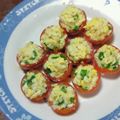 有希-yuki-'s cooksnap of when they made ミニトマトに卵サラダ入れちゃった！.