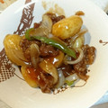 ノラぽん's cooksnap of when they made 揚げ新じゃがと豚肉の甘酢餡かけ　弁当にも.