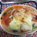 こめださん。's cooksnap of when they made お餅消費に！トマトのお餅グラタン♡.