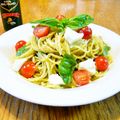 アイリッシュショコラ's cooksnap of when they made 冷製バジルパスタ★ジュノベーゼは簡単～.