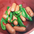 クック26352G☆'s cooksnap of when they made ピーマンとウィンナーのササッと炒め.