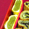nosso's cooksnap of when they made ★お弁当の卵焼き★２色がきれい♪.