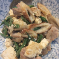 えりぱんな's cooksnap of when they made 鶏肉と厚揚げの塩にんにく炒め.