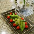 るるおか's cooksnap of when they made オクラとトマトの揚げ浸し.