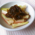 chako106HM's cooksnap of when they made スイカを丸ごと楽しもう！皮のモズク和え.