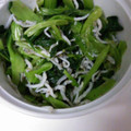 アピナス's cooksnap of when they made ほうれん草とちりめんの和え物.