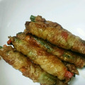 myu_u's cooksnap of when they made いんげんの肉巻き.