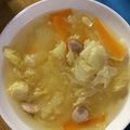 海天藍's cooksnap of when they made キャベツたっぷりシンプルコンソメスープ.