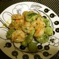 through111's cooksnap of when they made 海老とそら豆のハーブソテー♪.