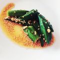クックZZO18K☆'s cooksnap of when they made アンチエイジング！オクラのごま和え♪.