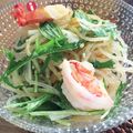 ひろと＾＿＾ママ's cooksnap of when they made ✿エビと水菜と卵の❀春雨サラダ✿.
