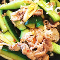 くうちゃぁ's cooksnap of when they made 簡単 胡瓜と豚肉の豆板醤炒め♡.