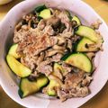 foglia5655's cooksnap of when they made 豚肉とズッキーニの塩麹炒め.