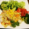 イシポン's cooksnap of when they made ワンポットパスタで紅葉サラダ.
