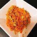 ピーピママちゃん's cooksnap of when they made ごま油で人参しりしり風♡お豆腐入り炒め物.