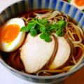 ＊ナチュナチュ＊'s cooksnap of when they made 柔らか鶏チャーシュー乗せ冷やし素麺.