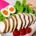 ＊ナチュナチュ＊'s cooksnap of when they made 柔らか鶏チャーシュー乗せ冷やし素麺.