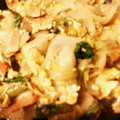 ももとんとん's cooksnap of when they made レタスとベーコン、卵の中華炒め.