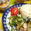 Kochen♡'s cooksnap of when they made 炊飯器で簡単！シンガポールチキンライス♪.