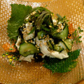 ゆすひと's cooksnap of when they made 梅干しと梅酢で！ささみと胡瓜の梅和え.