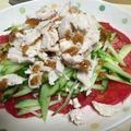 fbyh's cooksnap of when they made おかず味噌山椒で棒棒鶏風.