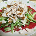 fbyh's cooksnap of when they made おかず味噌山椒で棒棒鶏風.