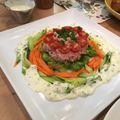 muta♪♪♪♪♪'s cooksnap of when they made 1.マグロとアボカドのタルタルサラダ.