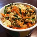 かにこ♪'s cooksnap of when they made ニラと豆腐と卵炒め.
