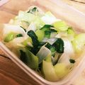 いよぱん's cooksnap of when they made チンゲン菜と玉ねぎのナムル.