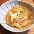 Lir＊'s cooksnap of when they made 新玉葱と麩の卵とじ.