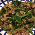 パフェうさこ♪'s cooksnap of when they made 牛肉と茄子のオイスターソース炒め.