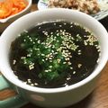YUKIKI☆'s cooksnap of when they made 梅入りもずく酢スープ.
