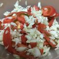 おはなすき's cooksnap of when they made 新玉ねぎとトマトのサラダ♪.