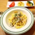 ゆみっぽ☆'s cooksnap of when they made X'mas♡簡単！クリームパスタ！.