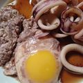 まちゃじゅん's cooksnap of when they made 落し卵が嬉しい☆するめいかの煮付け.