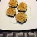 クックIW31N5☆'s cooksnap of when they made ズッキーニのチーズ乗せパン粉焼き.