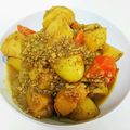 さくら2016's cooksnap of when they made カレーそぼろ肉じゃが.