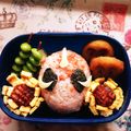 ちャそ。's cooksnap of when they made キャラ弁 おにぎりで仮面ライダーゴースト.