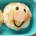 クック9PLP9A☆'s cooksnap of when they made キャラ弁 アンパンマンおにぎり弁当.