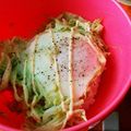 いくたろぷ's cooksnap of when they made 忙しい朝もたっぷりお野菜☆巣ごもり卵.