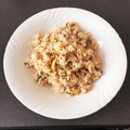 ATSUMImama's cooksnap of when they made 簡単！豚バラのオイマヨ炒飯.