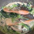 和らぶ's cooksnap of when they made サーモンのクリーム煮(鮭のクリーム煮).