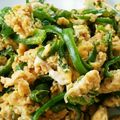 まーさんれなさん's cooksnap of when they made 節約！ ピーマンと卵のゴマ味噌炒め.